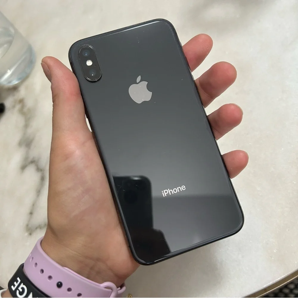 iPhone X Space grey 256GB Used